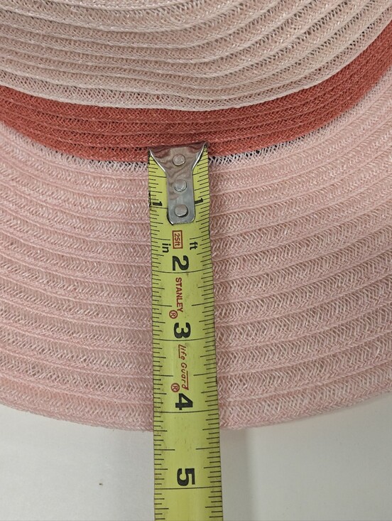 NWT $325 Eugenia Kim Women\'s Pink Colorblock Packable Sun Hat One Size main image 8